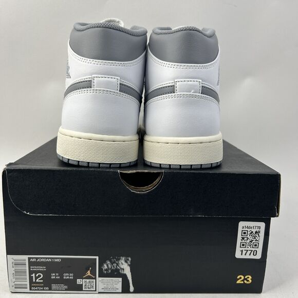 Nike Shoes Air Jordan 1 Mid Retro “Neutral Grey” 2024 - Picture 4 of 6
